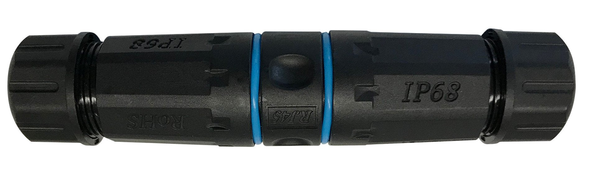Conector Hembra Rj45 Cat.6 Ip68 Con Acoplamiento De Retroalimentación.