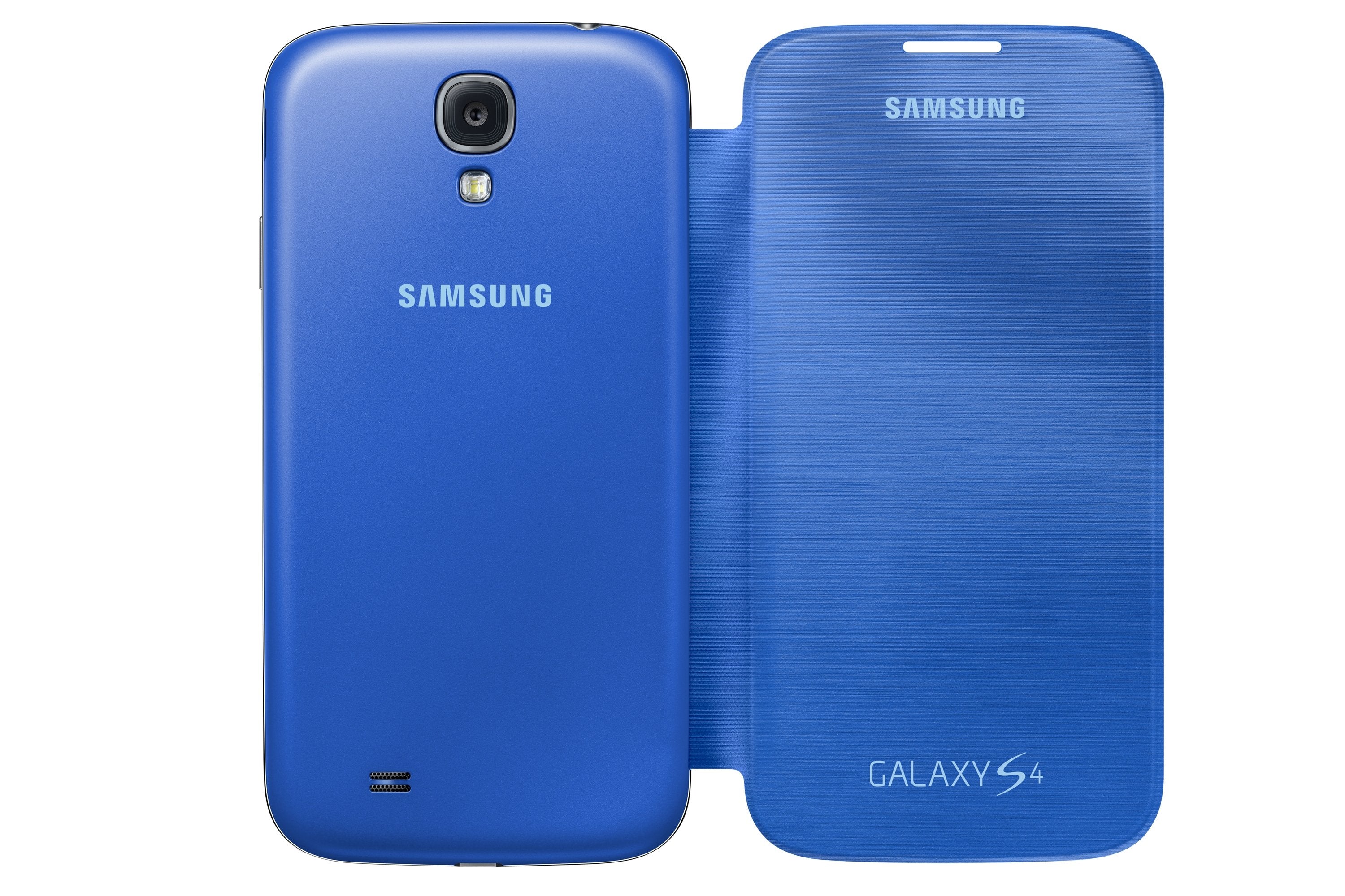 Funda Con Tapa Para Smartphone Samsung Galaxy S4 Blanca