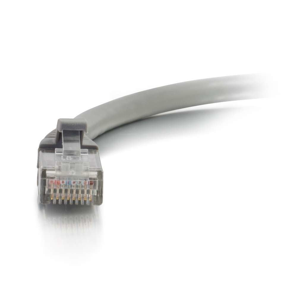 C2g Cat6 Booted Unshielded (Utp) Network Patch Cable Cable De Interconexión Rj-45 (M) A Rj-45 (M) 2 M Utp Cat 6 Moldeado Sin Enganches Trenzado Gris