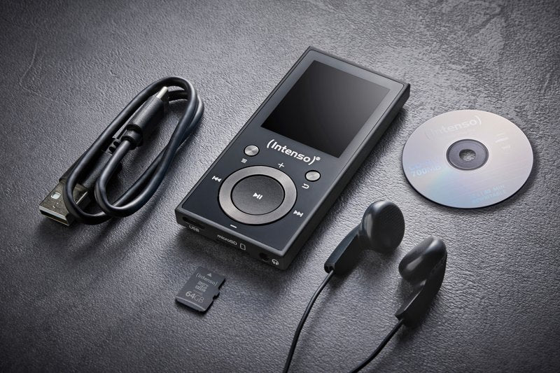 Intenso Mp3 Videoplayer 1,8" Video Scooter Bt 64gb Negro