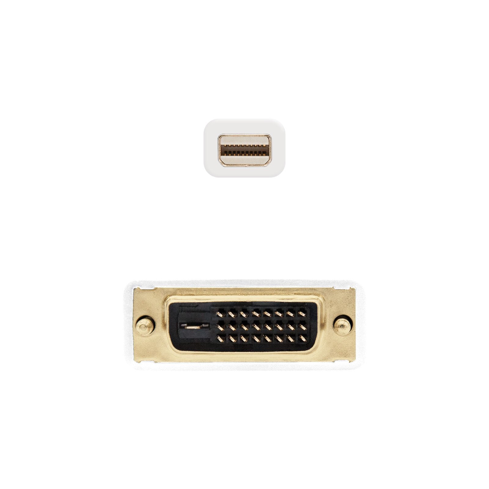 Nanocable Cable Conversor Mini Dp Macho A Dvi Macho 5m - Blanco