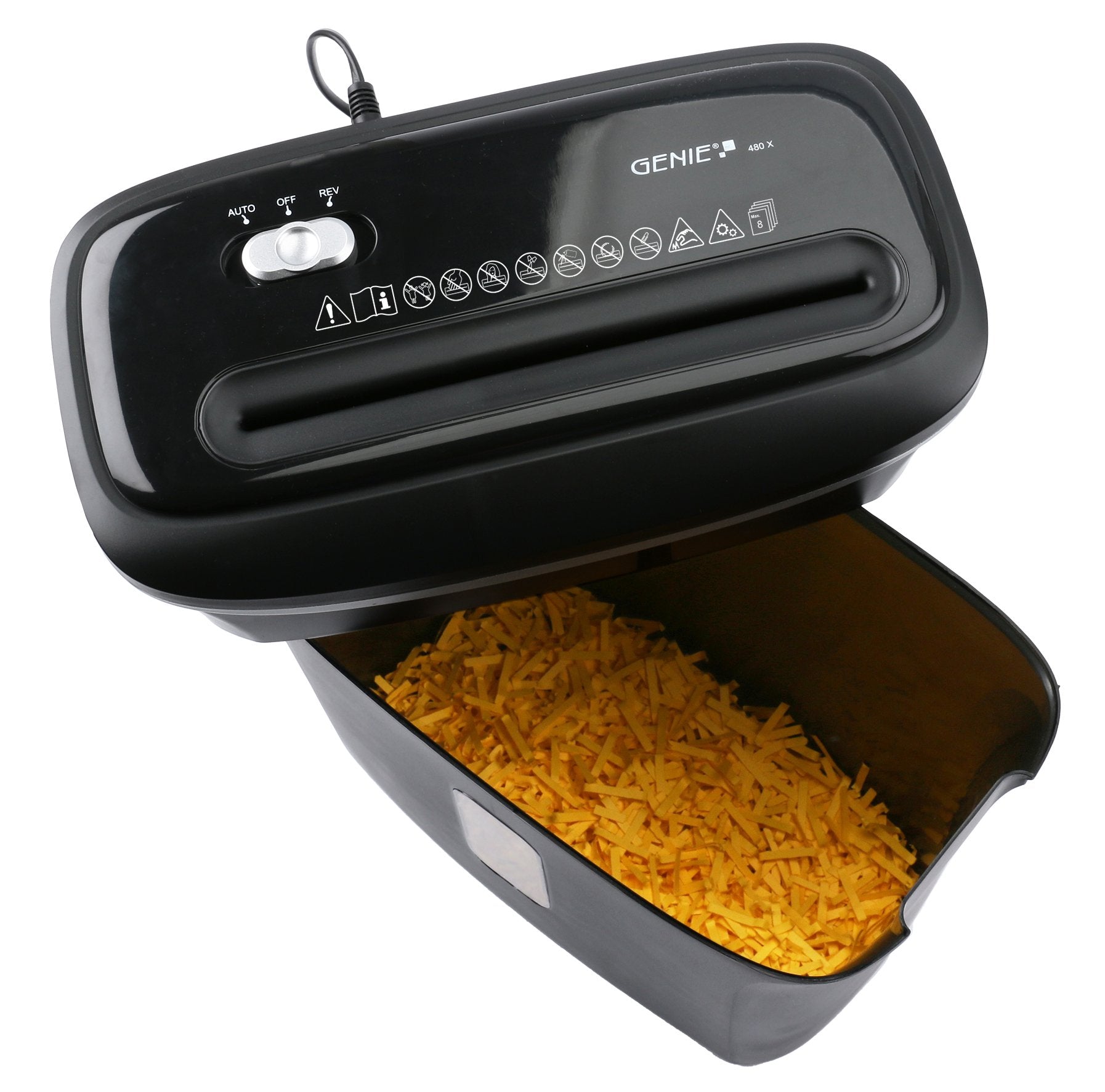 Genie 480 X Triturador De Papel Corte Cruzado 72 Db Negro