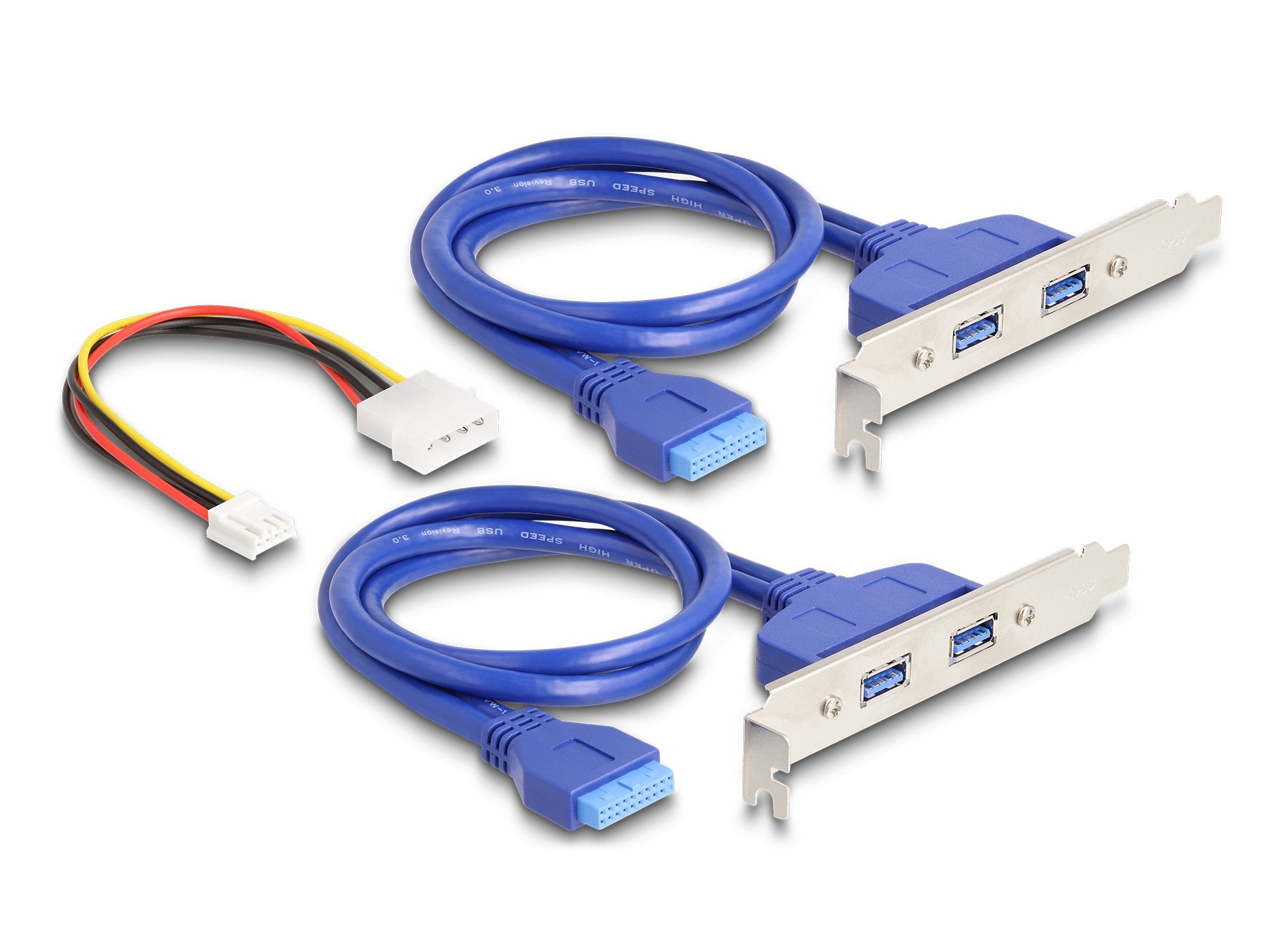 Konverter M.2 Key B+M Stecker Zu 4 X Usb 5 Gbps Typ-A Buchse Mit 50 Cm Cable