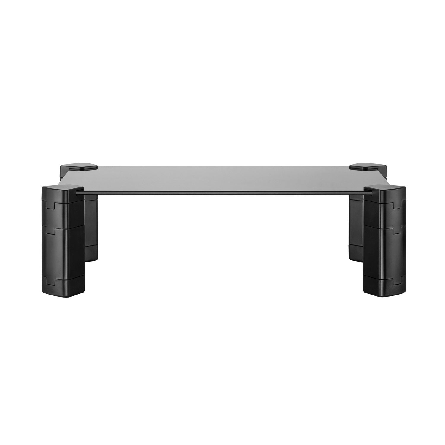 Aisens Soporte Elevador Cristal Para Monitor / Portatil - Negro
