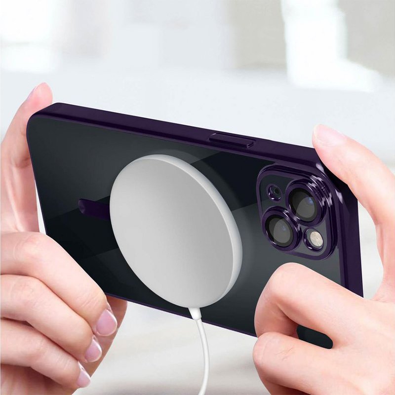 Funda Cool Iphone 15 Pro Magnetica Violeta
