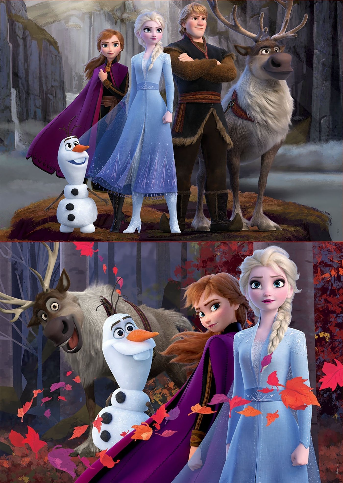 Puzzle Frozen 2 Disney 2x100pzs