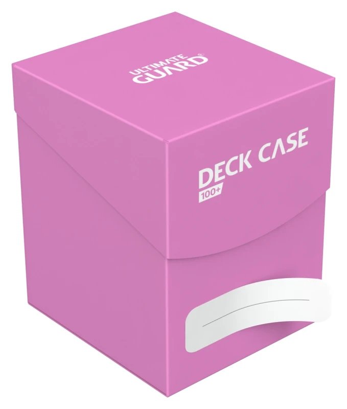 Caja De Cartas Ultimate Guard Deck Case 100+ Tamaño Estándar Fucsia