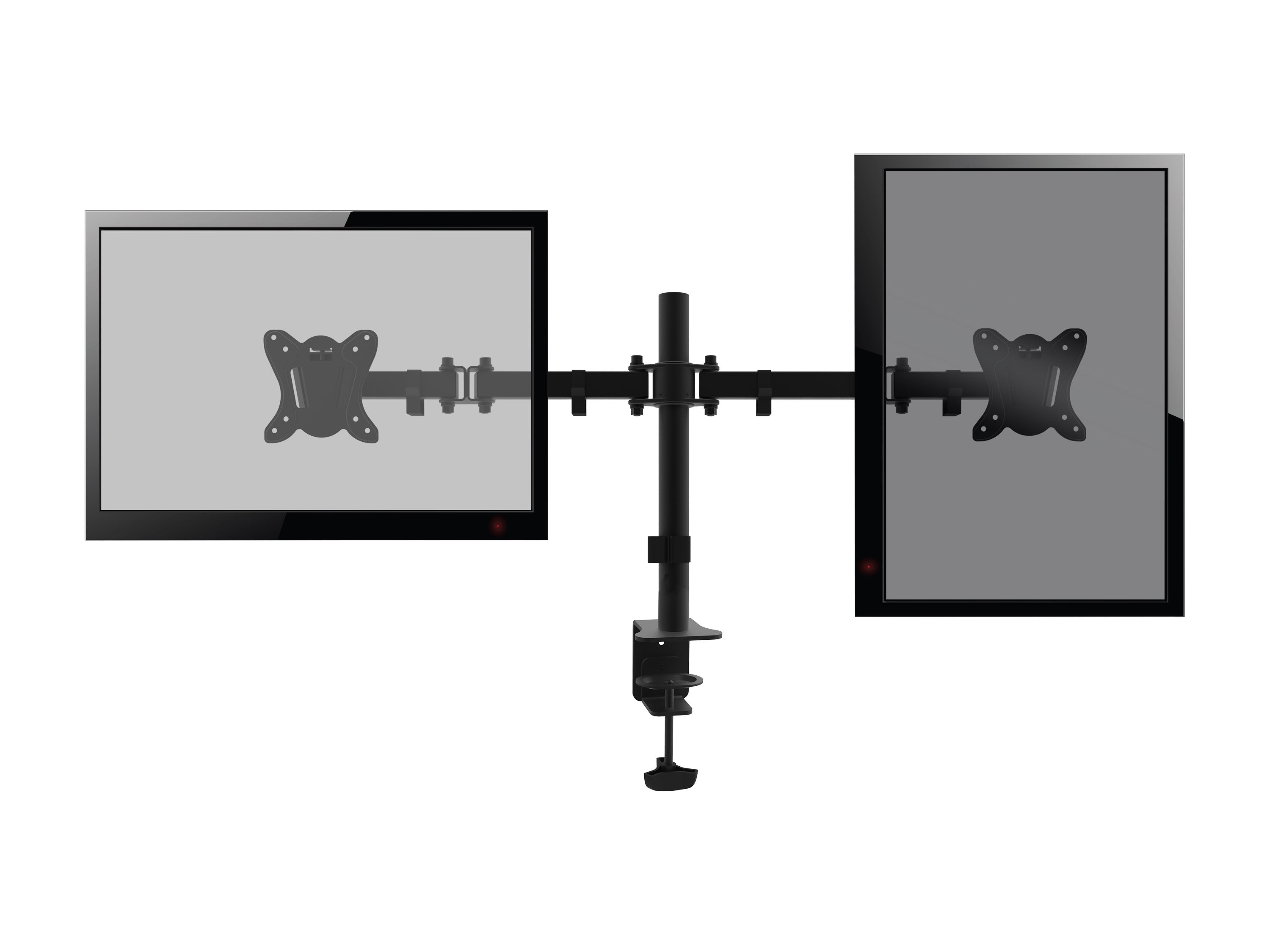 Equip Soporte Pantalla Para Mesa Dos Brazos 2 Pantallas  13-27  De Brazo   Inclinable  Y Giratorio 360º Max. Vesa 100x100 Hata 8kg