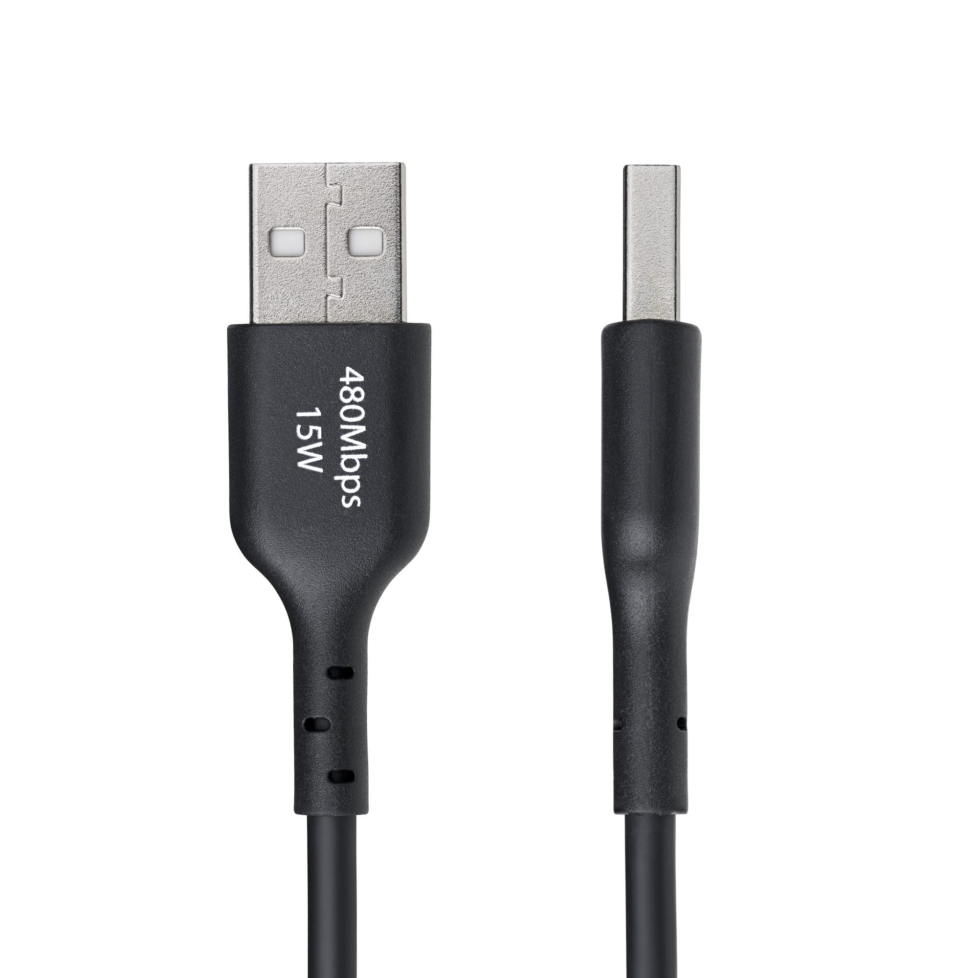 EAN 65030922456 - StarTech.com USB2AC15CMBK cable USB USB 2.0 0,15 m USB A USB C Negro imagen 2