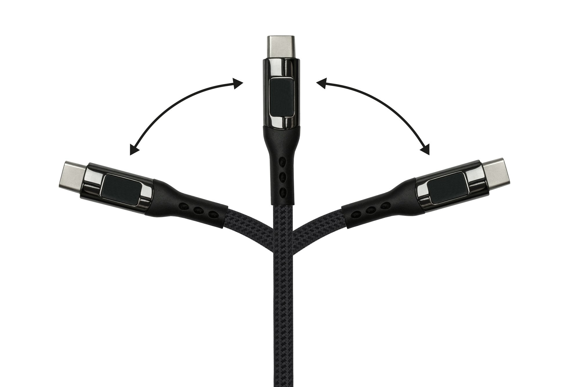 EAN 4014619881468 - Alcasa 2213-D010S cable USB USB 2.0 1 m USB C Grafito imagen 4