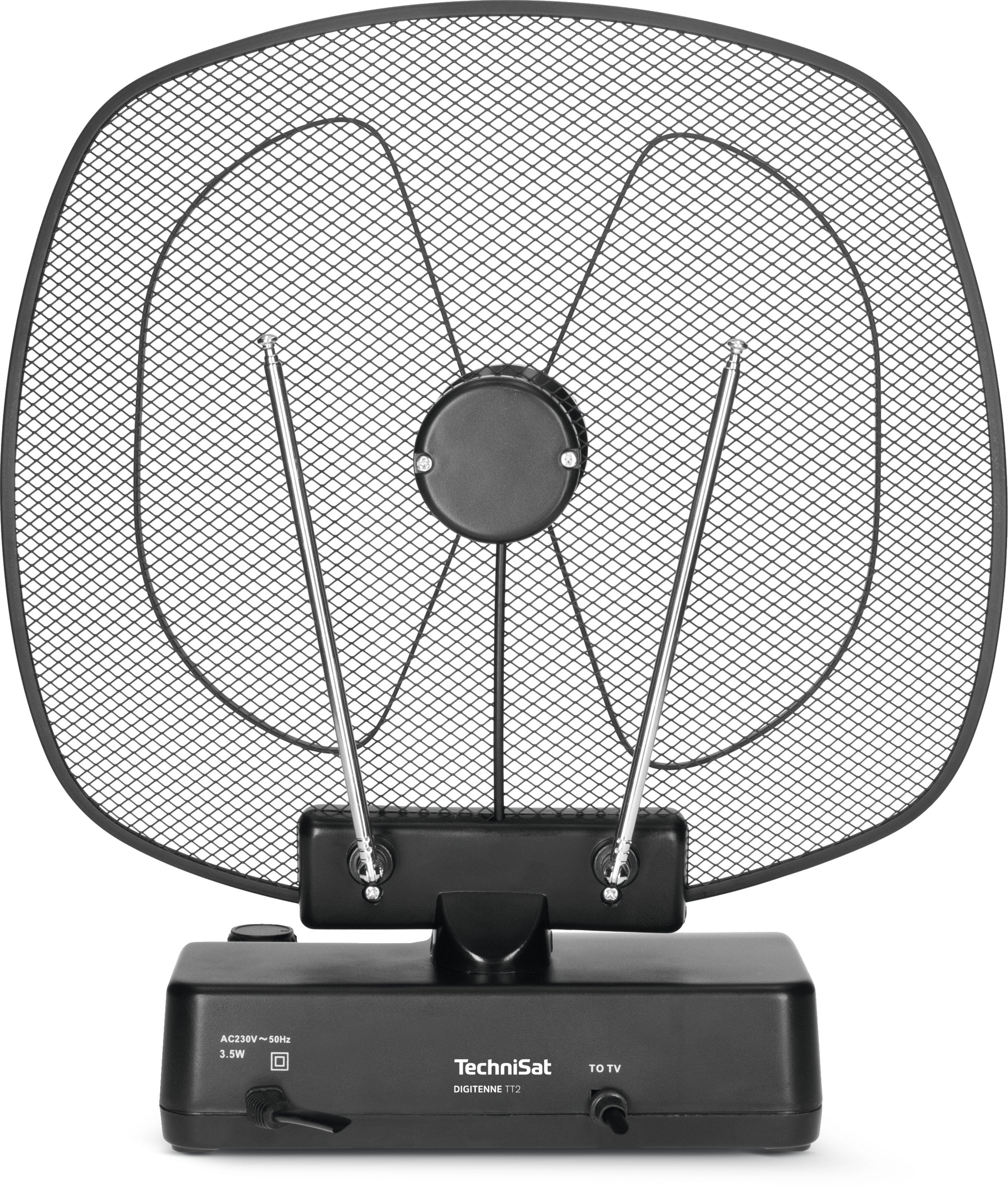 Technisat Digitenne Tt2 Antena De Televisión Interior 5 Db Negro