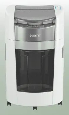 Trituradora Leitz 80420000 Iq Optimax Autofeed 300, P4, 300 Hojas, Cubo De 25 L