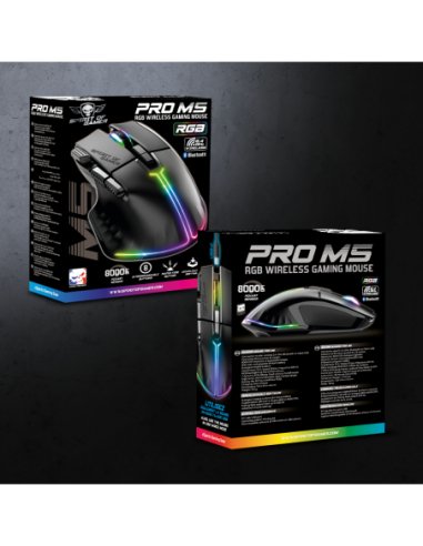 Ratón Spirit Of Gamer Inalambrico Pro M5 Black