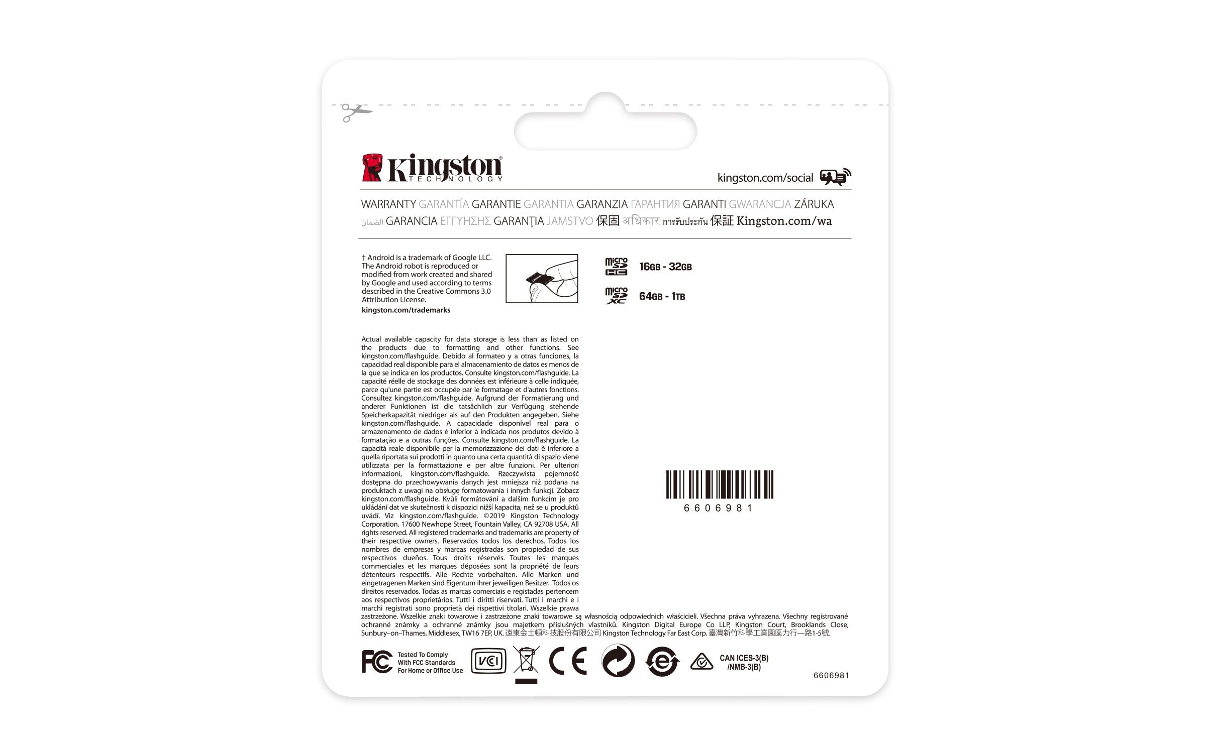 EAN 0740617298994 - Kingston Technology Canvas Select Plus SDXC UHS-I Clase 10 imagen 6