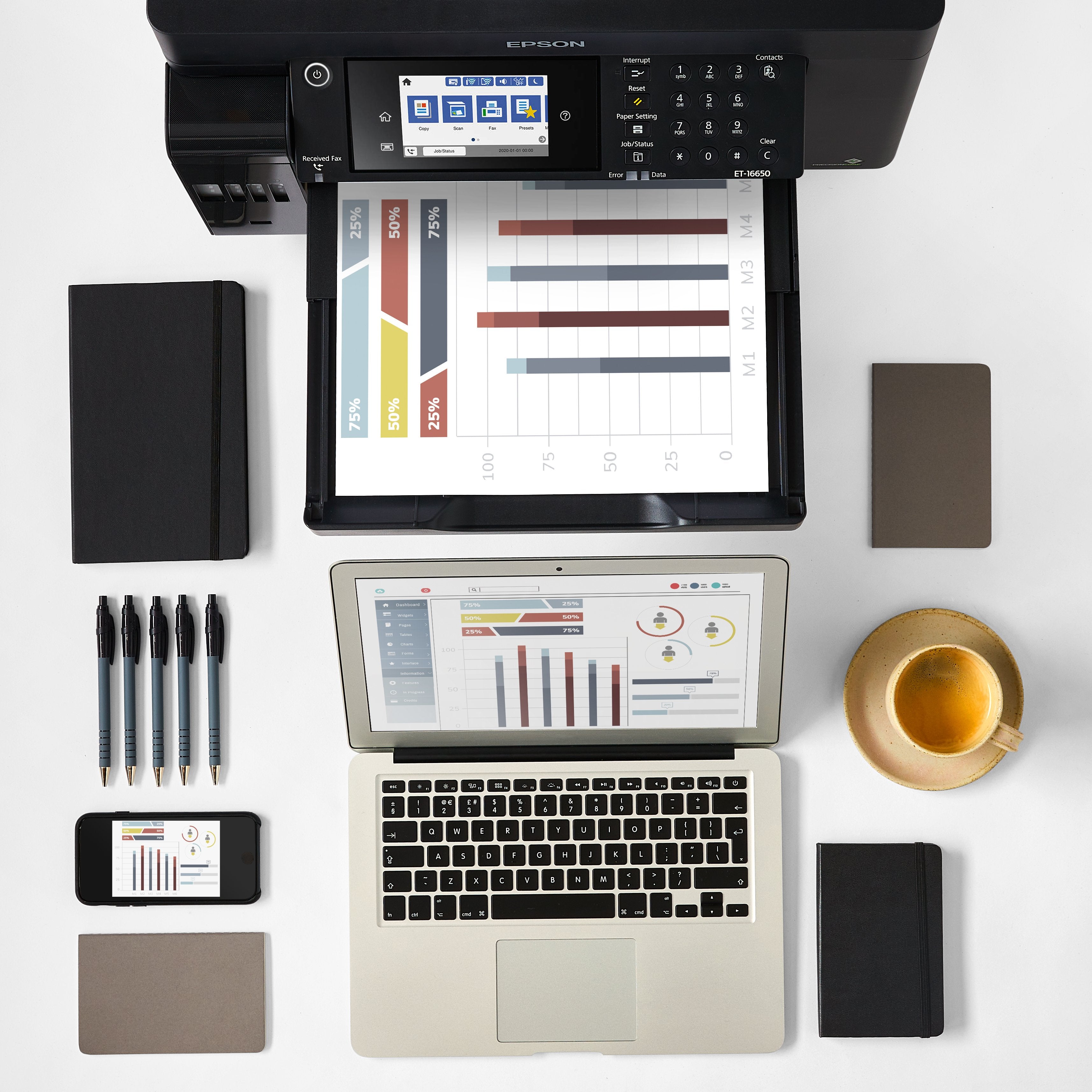 Tinta De Impresora Epson Ecotank L15160, A3 +, 32ppm, 1200x4800 Dpi, Usb, Wi-Fi, 3 Años De Garantía Después Del Registro