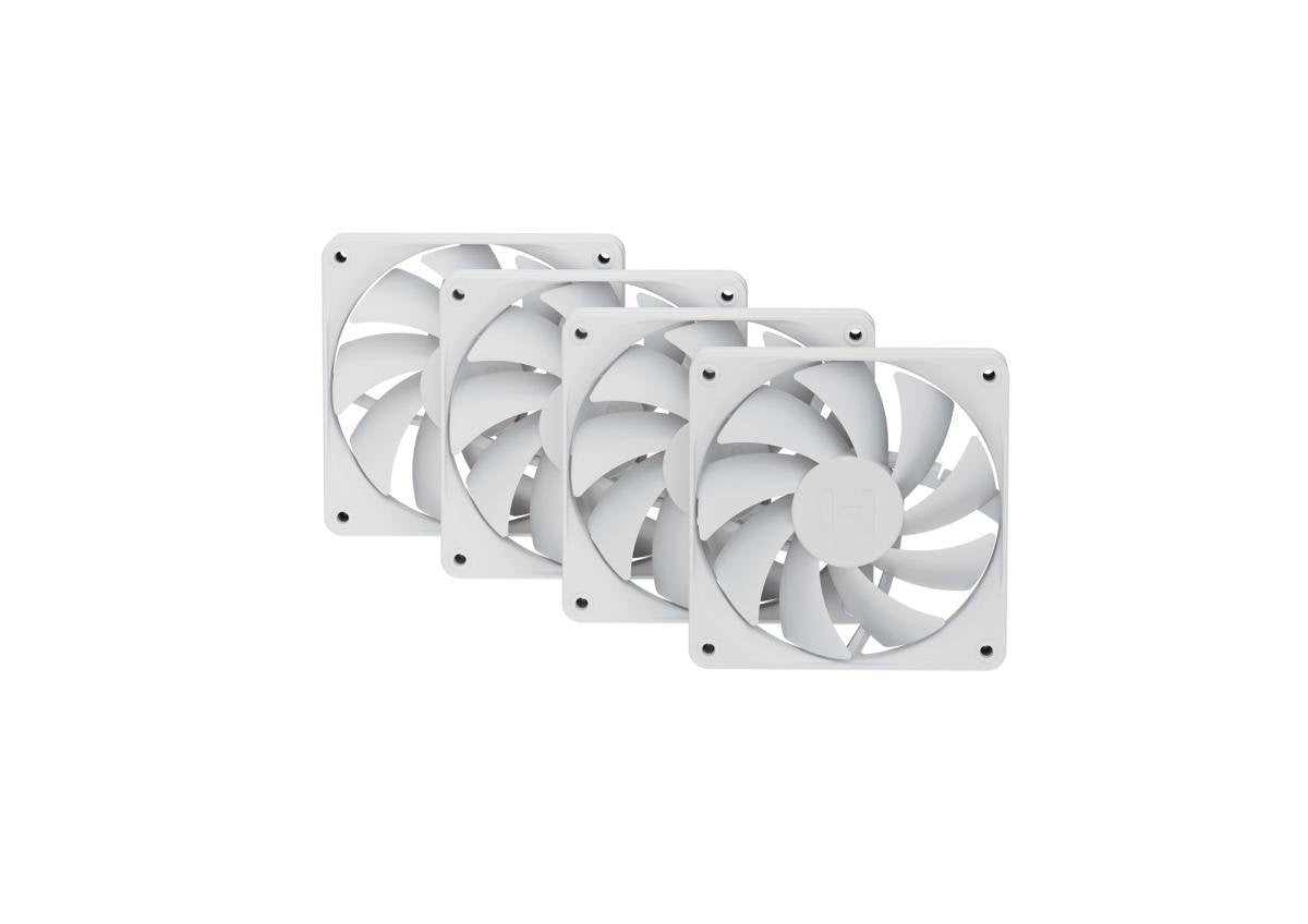 Hyte Fa12, Ventilador De Caja Blanco, Paquete De 4, 120 Mm Fan-Hyte-Fa12-Ww-4