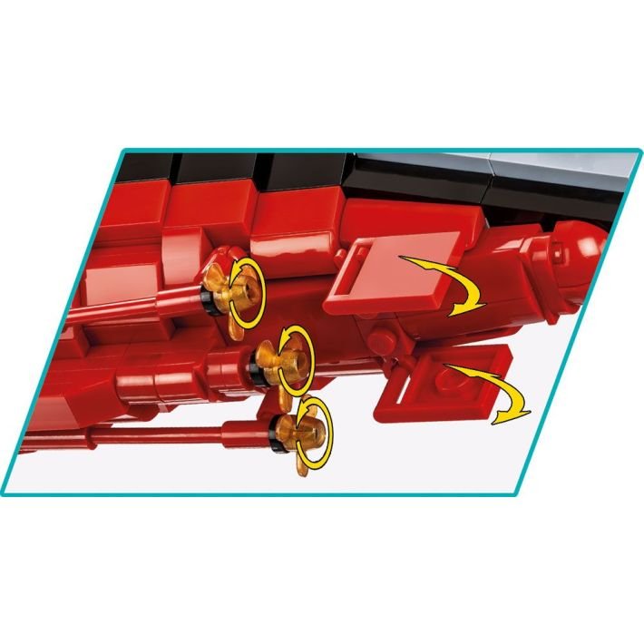 Juguete De Construcción Cobi Acorazado Gneisenau, Escala 1:300 Cobi-4835