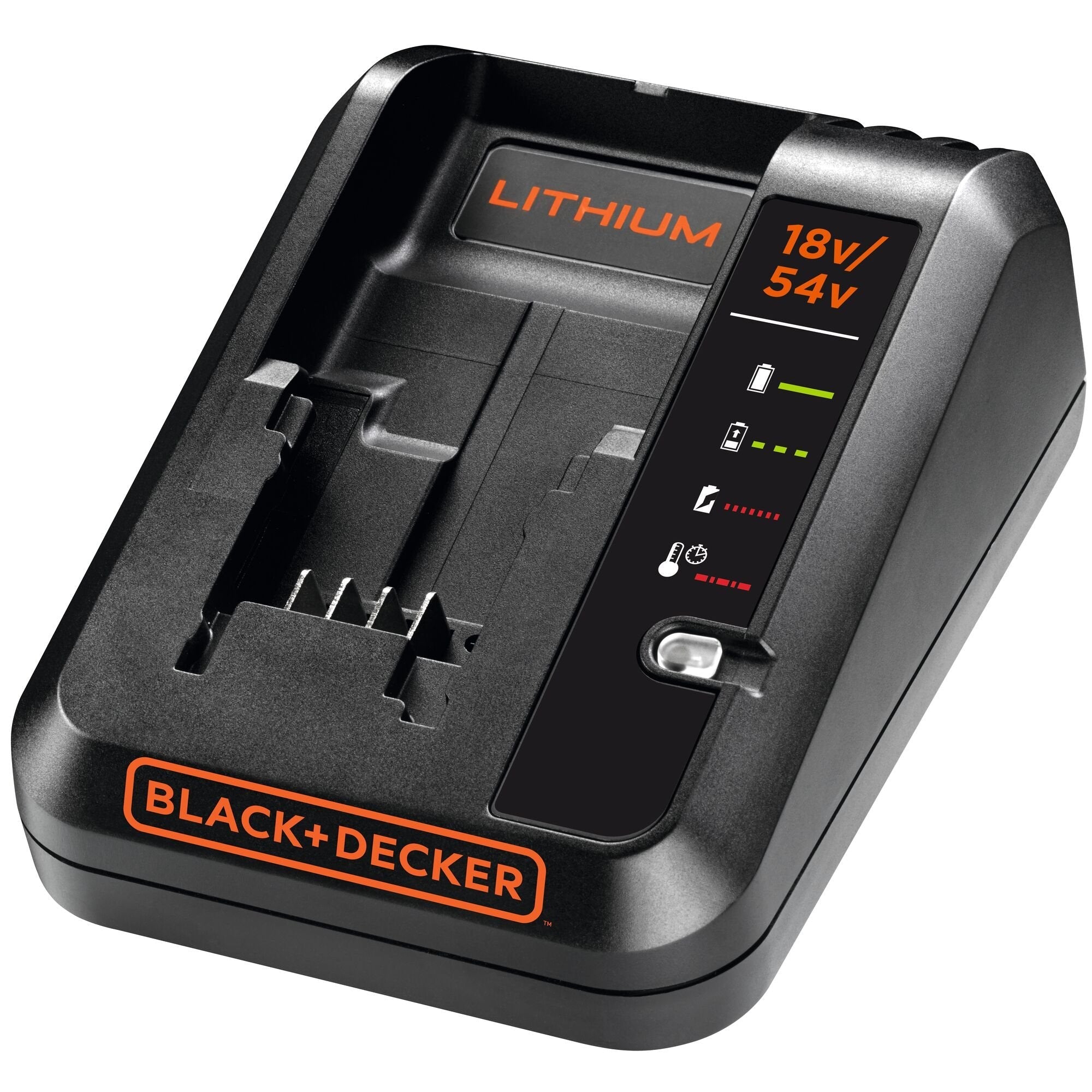 Black+Decker Bdc2a Cargador De Batería Negro, Cargador De Batería, Black&Decker, Negro, Corriente Alterna, Ión De Litio, 2 A