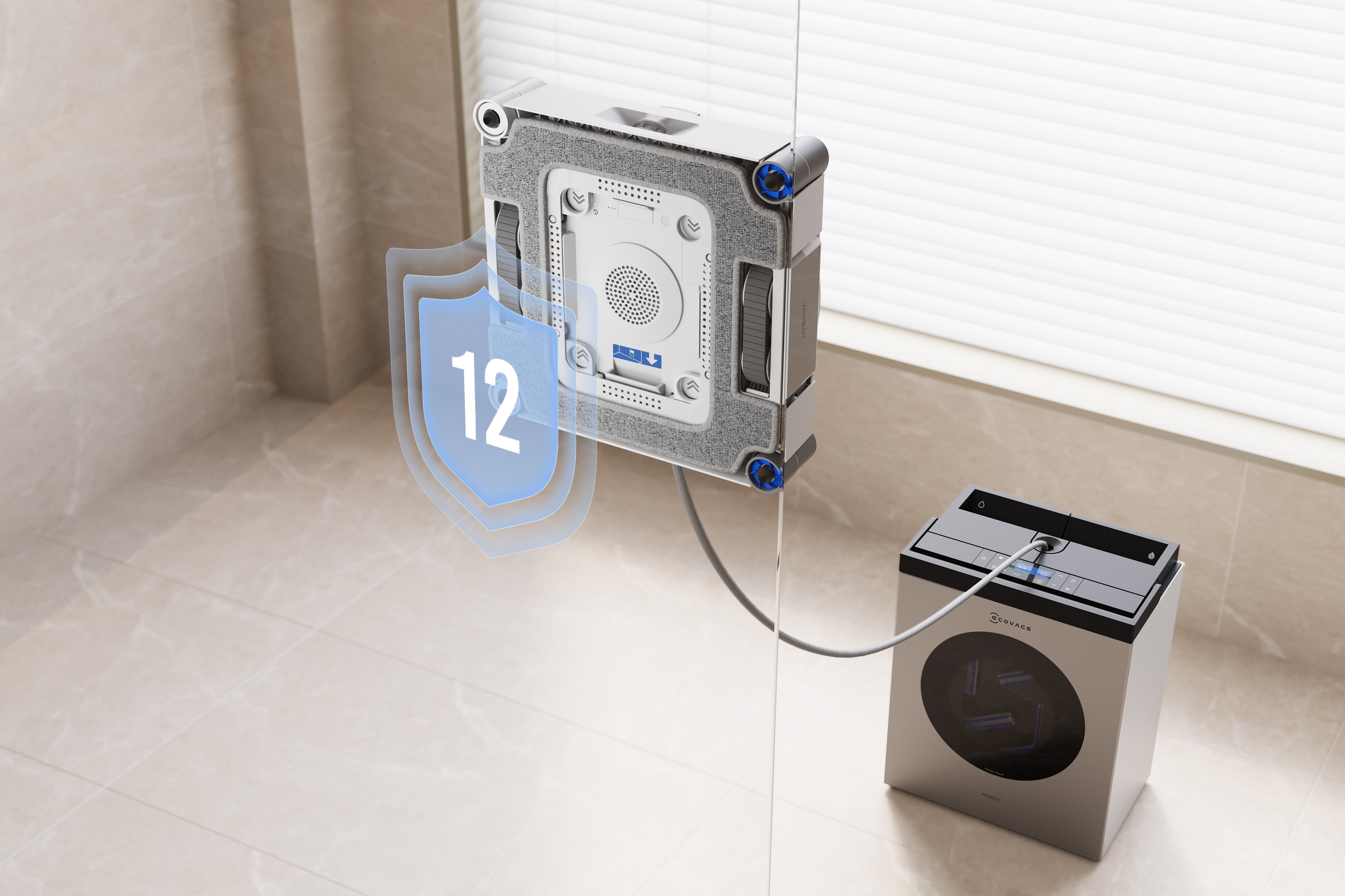 Ecovacs Winbot Silver W3 Omni (Winbot W3 Omni)