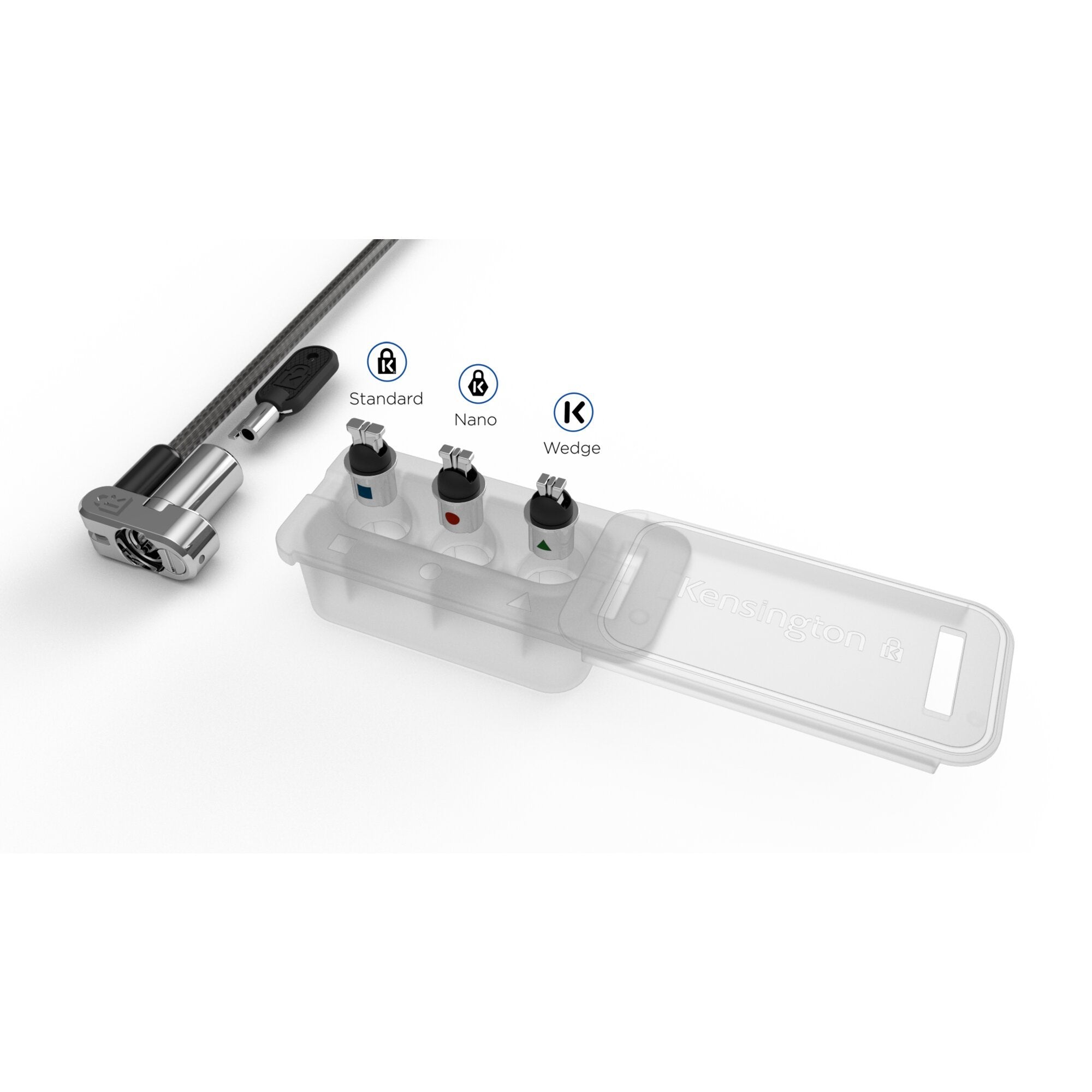 EAN 0085896623151 - Kensington K62315WW accesorio para candado de cable Plata 3 pieza(s) imagen 4