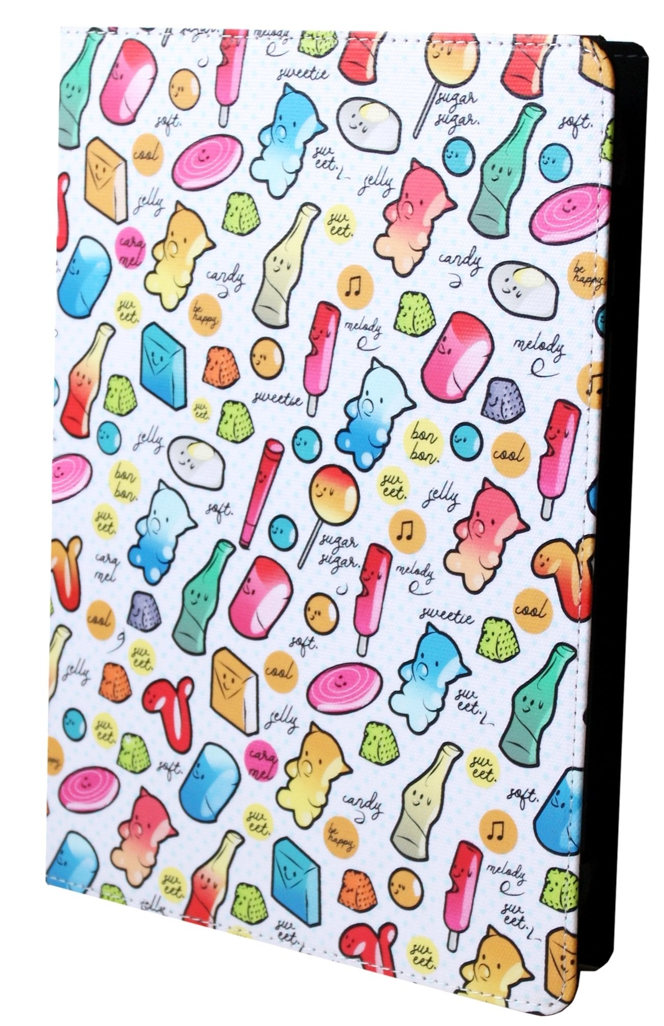 Funda Universal Silver Ht Wave 9pulgadas - 11pulgadas Cool Candy Blanco Y Azul