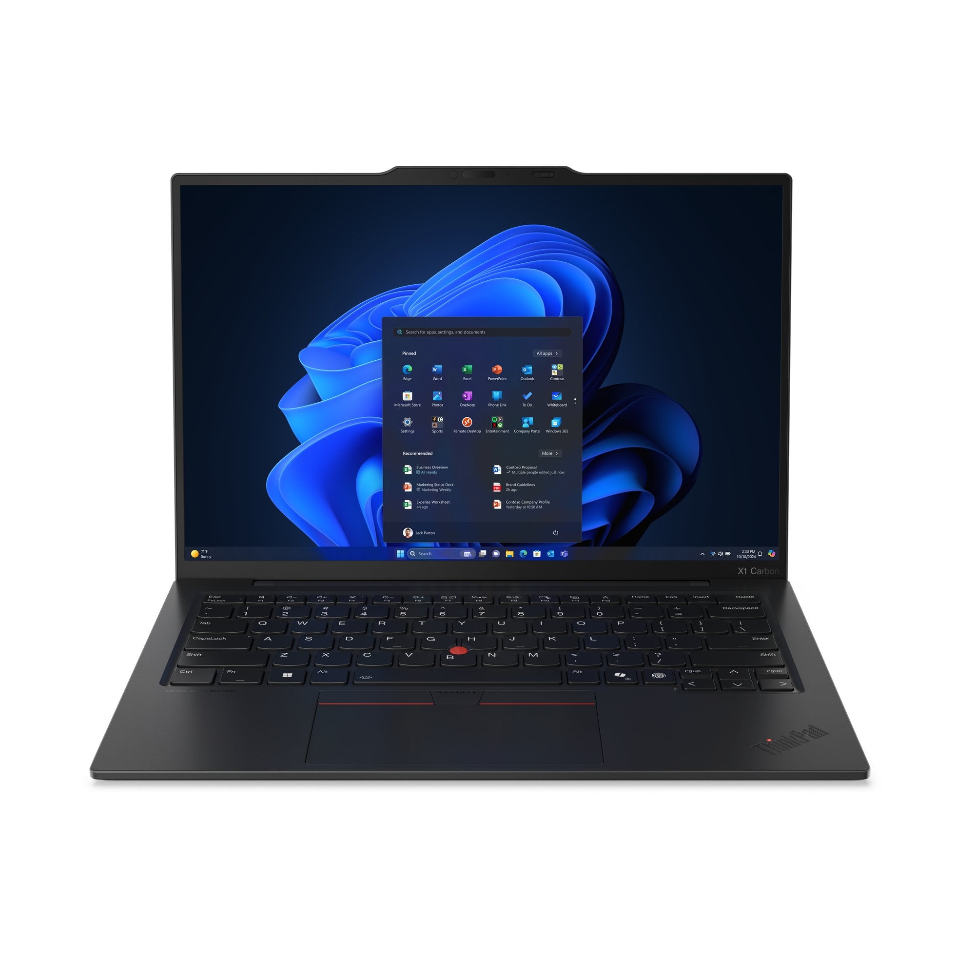 Portátil Thinkpad X1 Series X1 Carbon G13 14  Wuxga 500n Low Power Srgb Touch Intel Core Ultra 7 258v 32gb Lp5x-8533 1tb Ssd Win 11 Pro 21ns004nsp