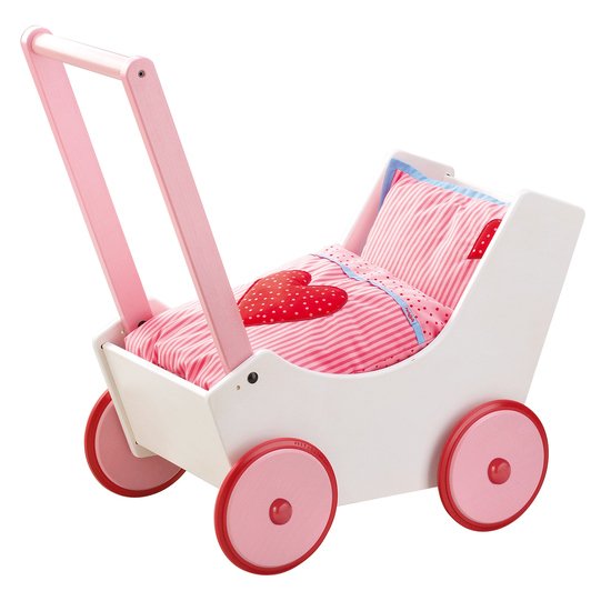 Cochecito De Muñecas Haba Corazones 950