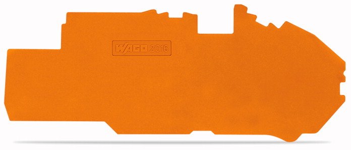 Wago 2016-7792 Abschluss-Und Zwischenplatte,1 Mm Dick,Orange