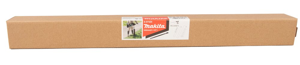 Extensión Makita Con Pasador 540mm, Para Taladro De Tierra Negro
