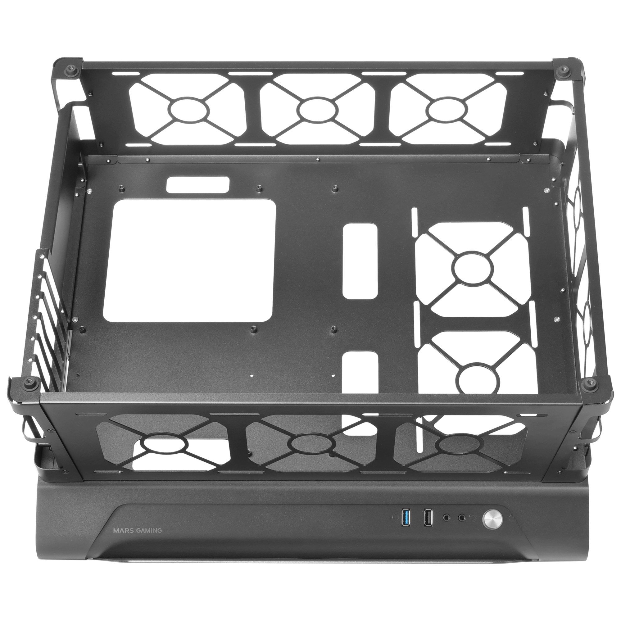 Caja Gaming Torre Mars Gaming Mcb Negra