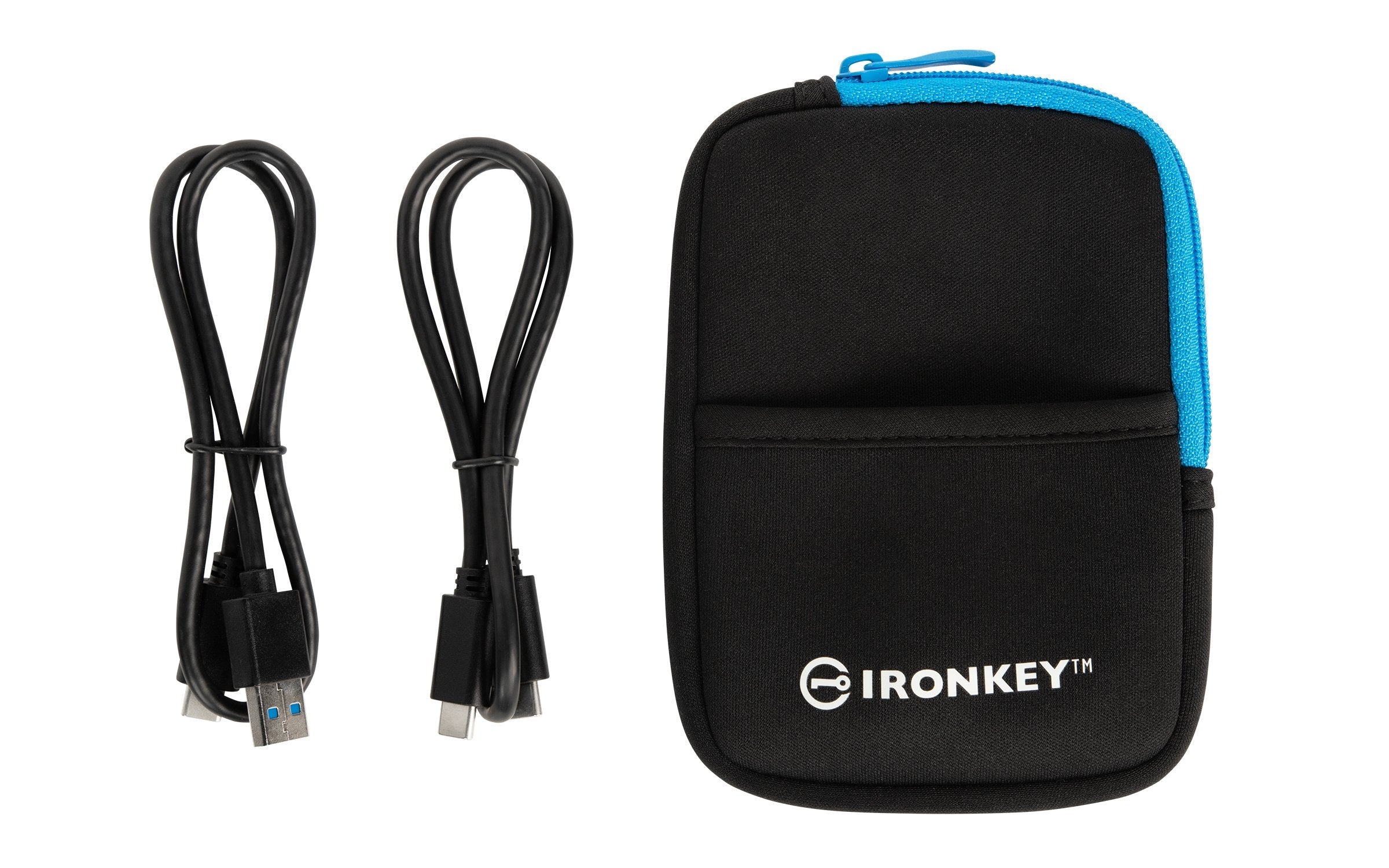 EAN 0740617328431 - Kingston Technology IronKey Vault Privacy 80 USB Tipo C 3.2 Gen 1 (3.1 Gen 1) Azul imagen 4
