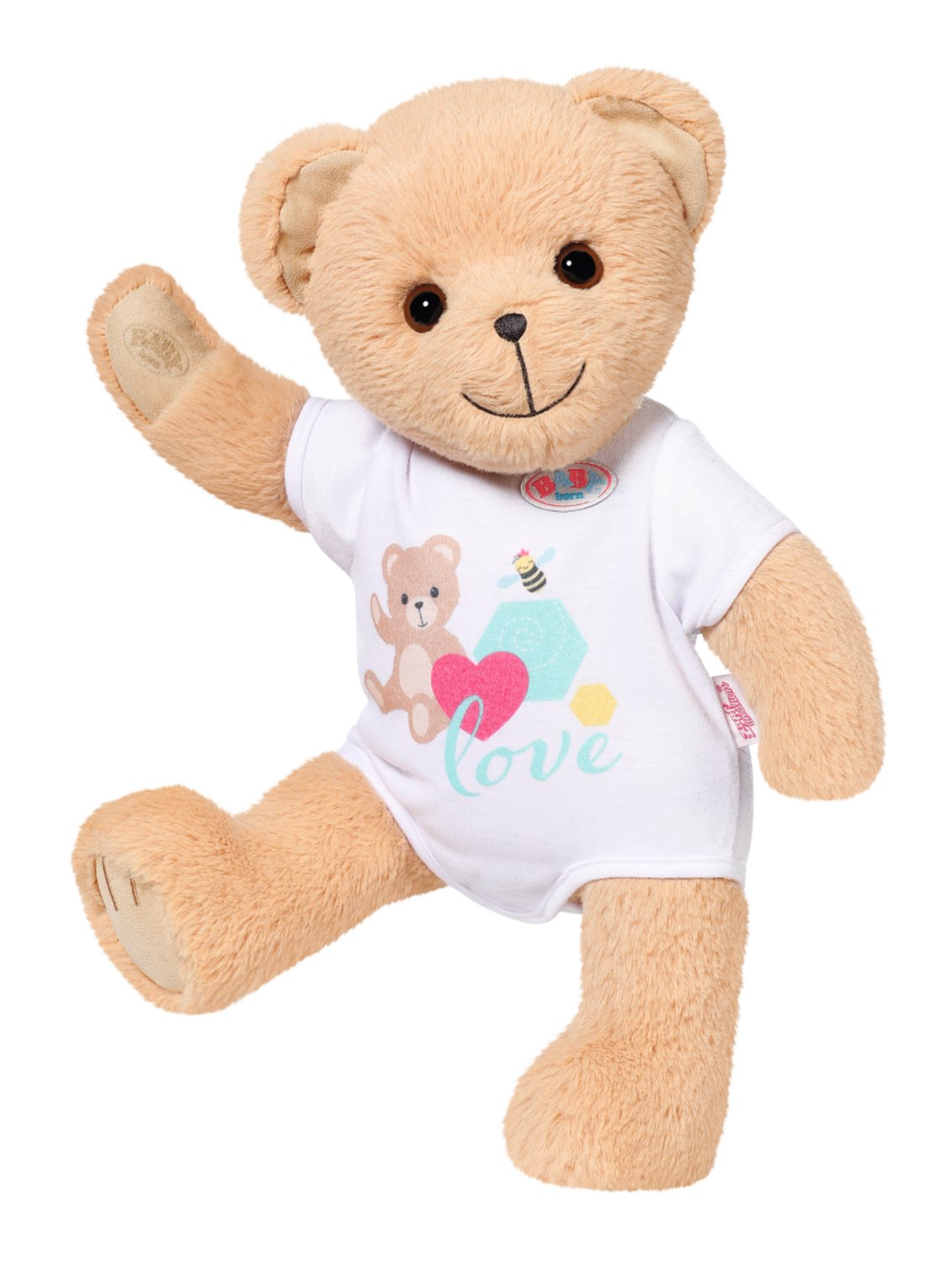 Muñeco Peluche Osito Blanco Baby Born 36cm