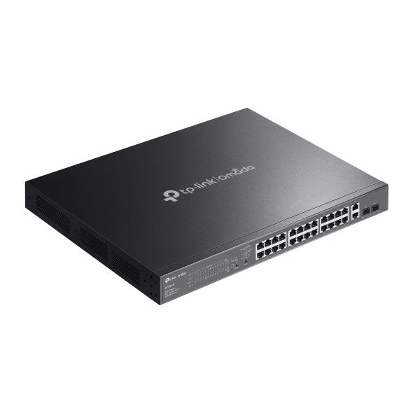 Switch Semigestionable Tp-Link Omada Es228gmp 28p 24xlangb Poe+ 2xlangb 2xsfp 384w Total Metal