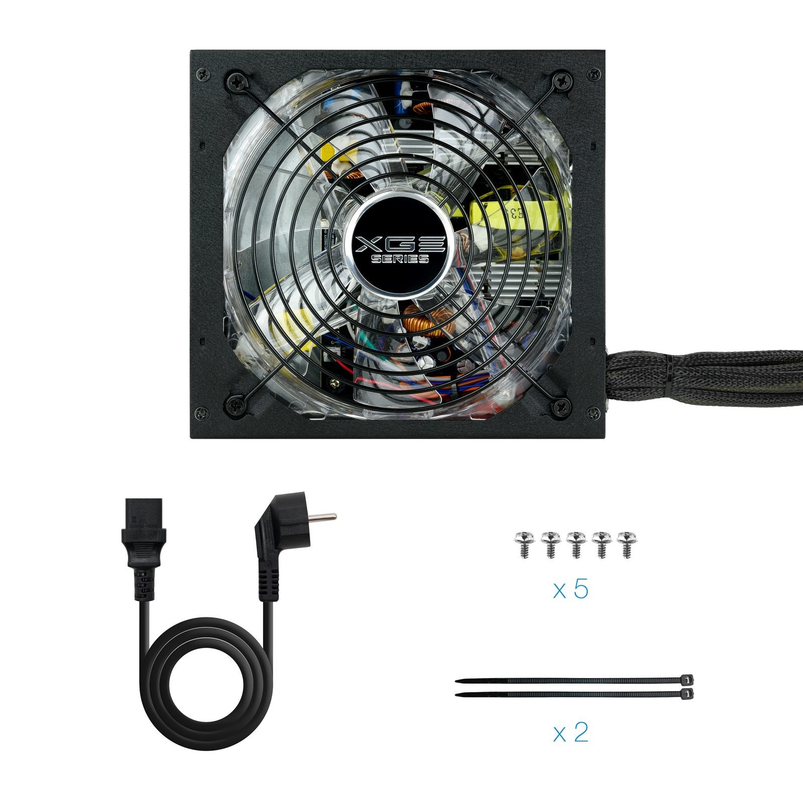 Tooq Xge Ii Fuente De Alimentacion Gaming 800w Atx 2.3 12v - Pfc Activo - Certificacion 80 Plus Bronze - Ventilador