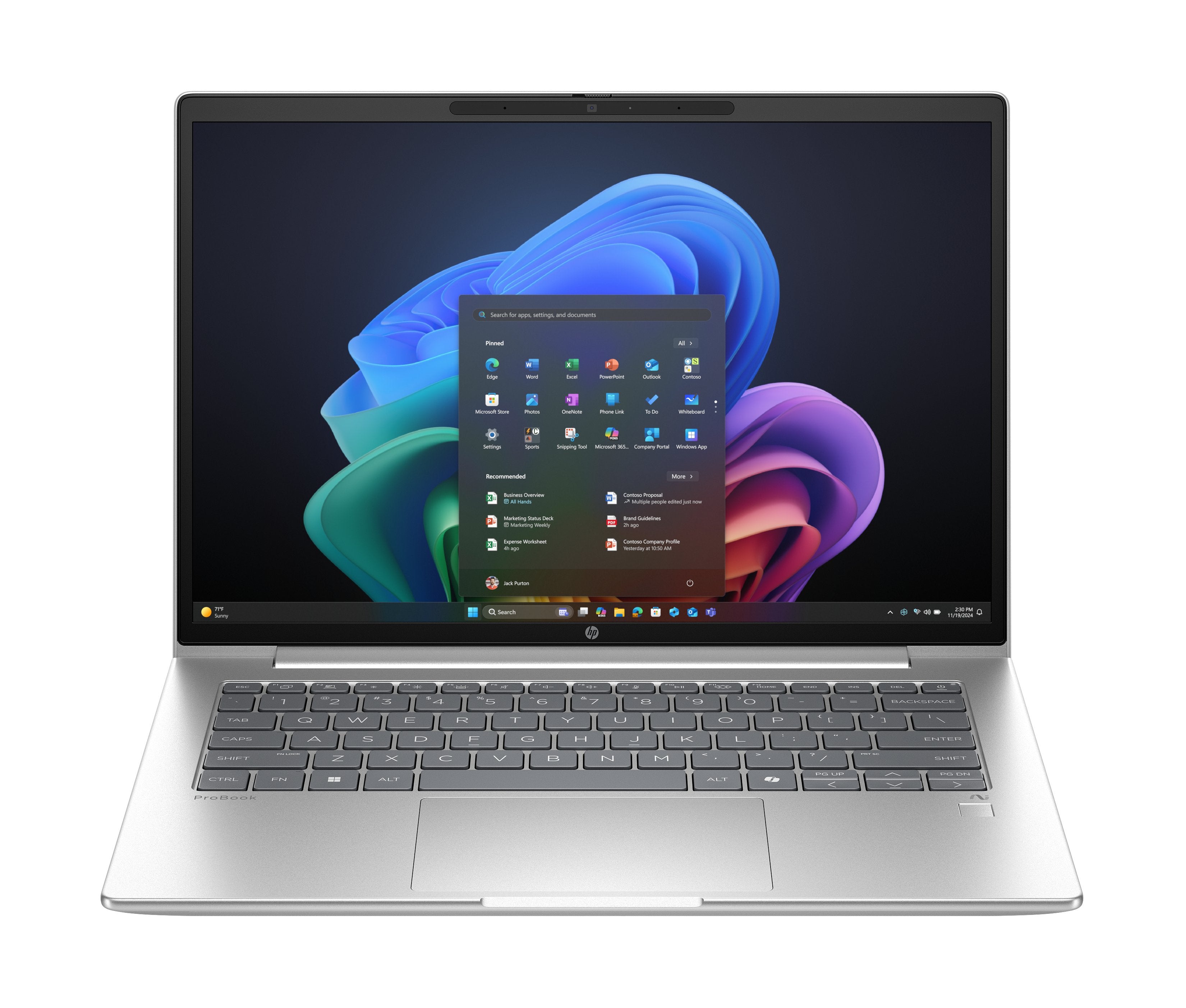EAN 0199764324740 - HP ProBook 4 G1q Notebook Next Gen AI Wolf Pro Security Edition Copilot+ PC Snapdragon X1-26-100 Portátil imagen 1