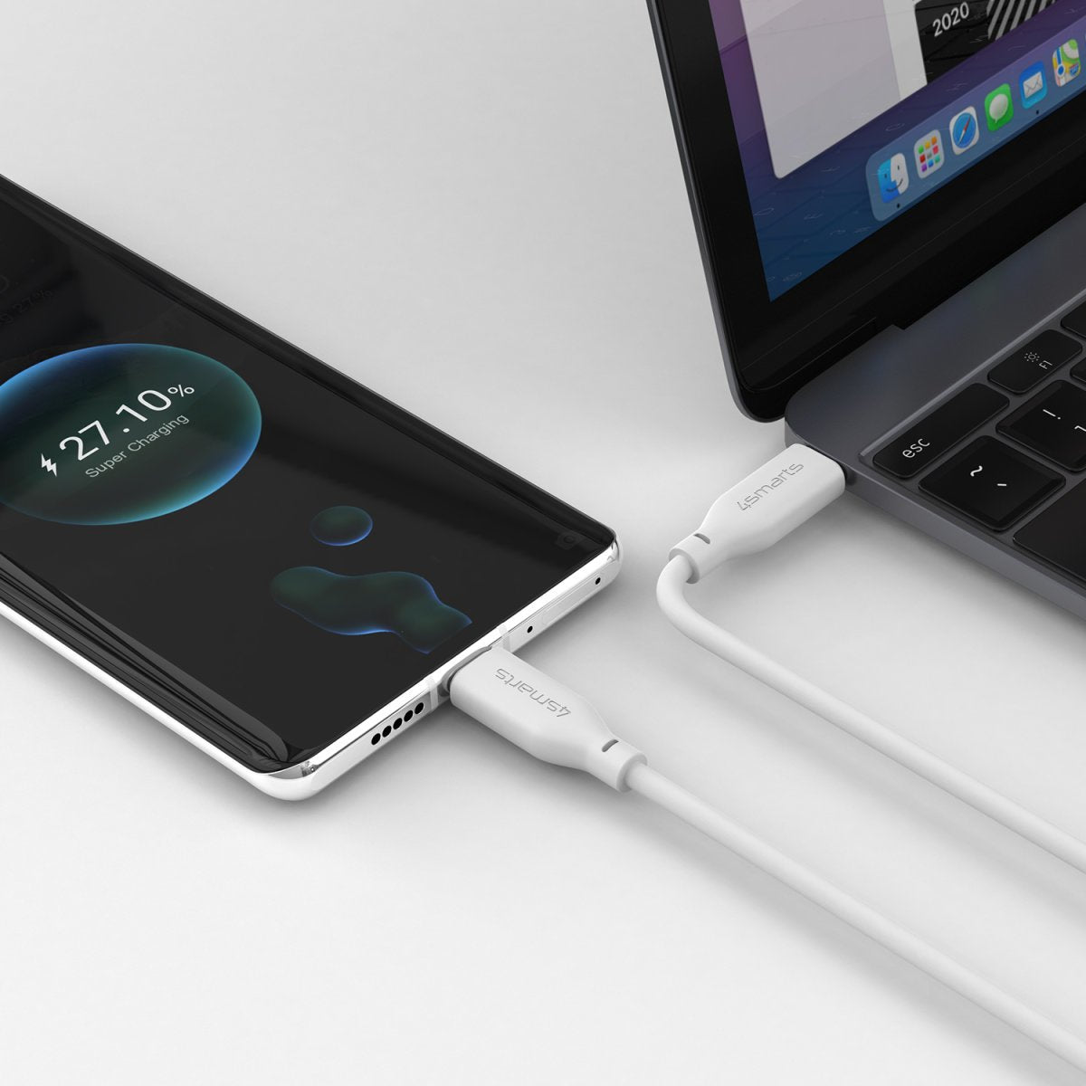 EAN 4252011903061 - 4smarts 468761 cable USB USB 2.0 1,5 m USB C Blanco imagen 6
