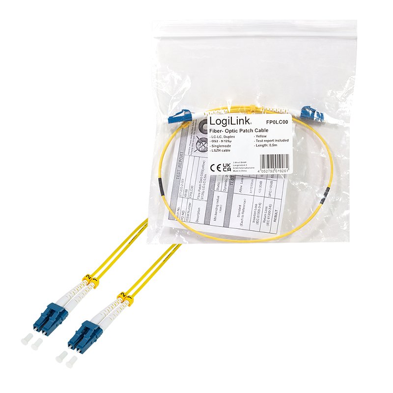 Lwl Duplex Cable De Red, Os2, 9 125?, Lc-Lc, Amarillo, 30 M