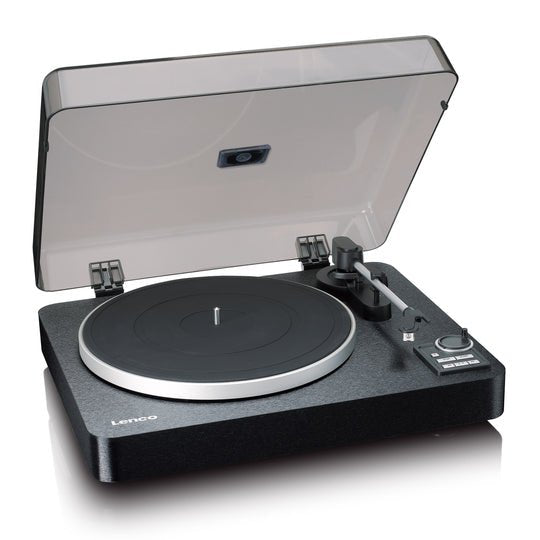 Tocadiscos Lenco Lbta-165bk De Tracción Por Correa Negro Automático