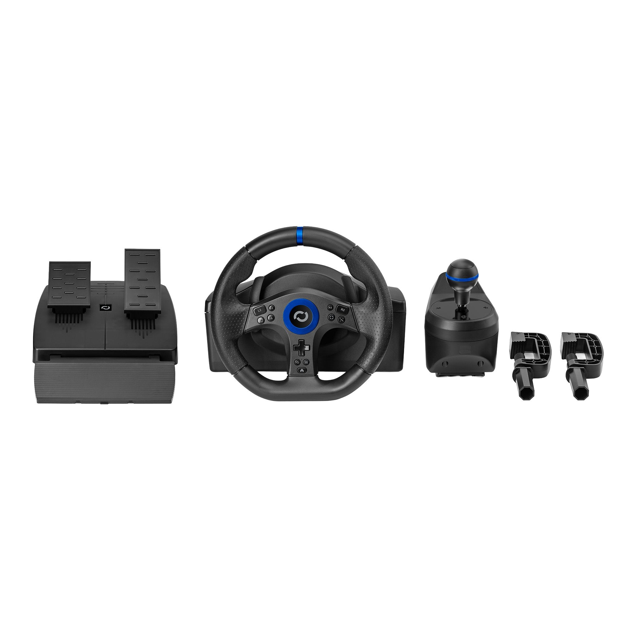 EAN 8436563095061 - Blade BL7002 mando y volante Negro, Azul USB Volante + pedales + palanca de cambios PC, PlayStation 5 imagen 5