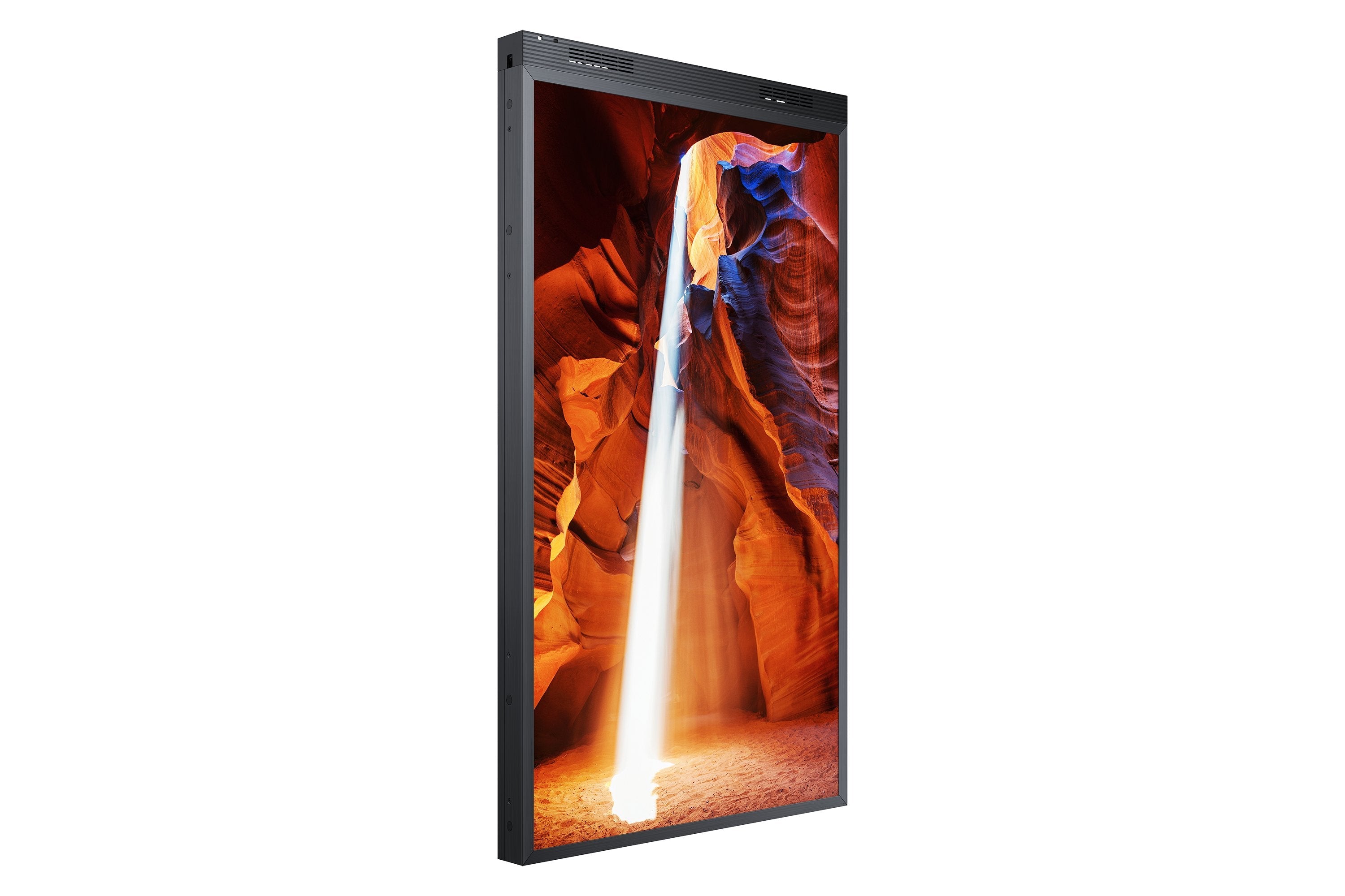Monitor Doble Cara Samsung 55´´ (Om55n-Ds) Semi-Exterior Uso 24/7 Panel E-Led Blu / 1920x1080 /4000:1 /3000cd/M2 (Cara Semi-Exterior)  1000cd/M2 (Cara Interior) /Hdmi2.0 (2) / Hdcp2.2 / Usb2.0 / Soc Integrado  (Lh55omndsgbxen)