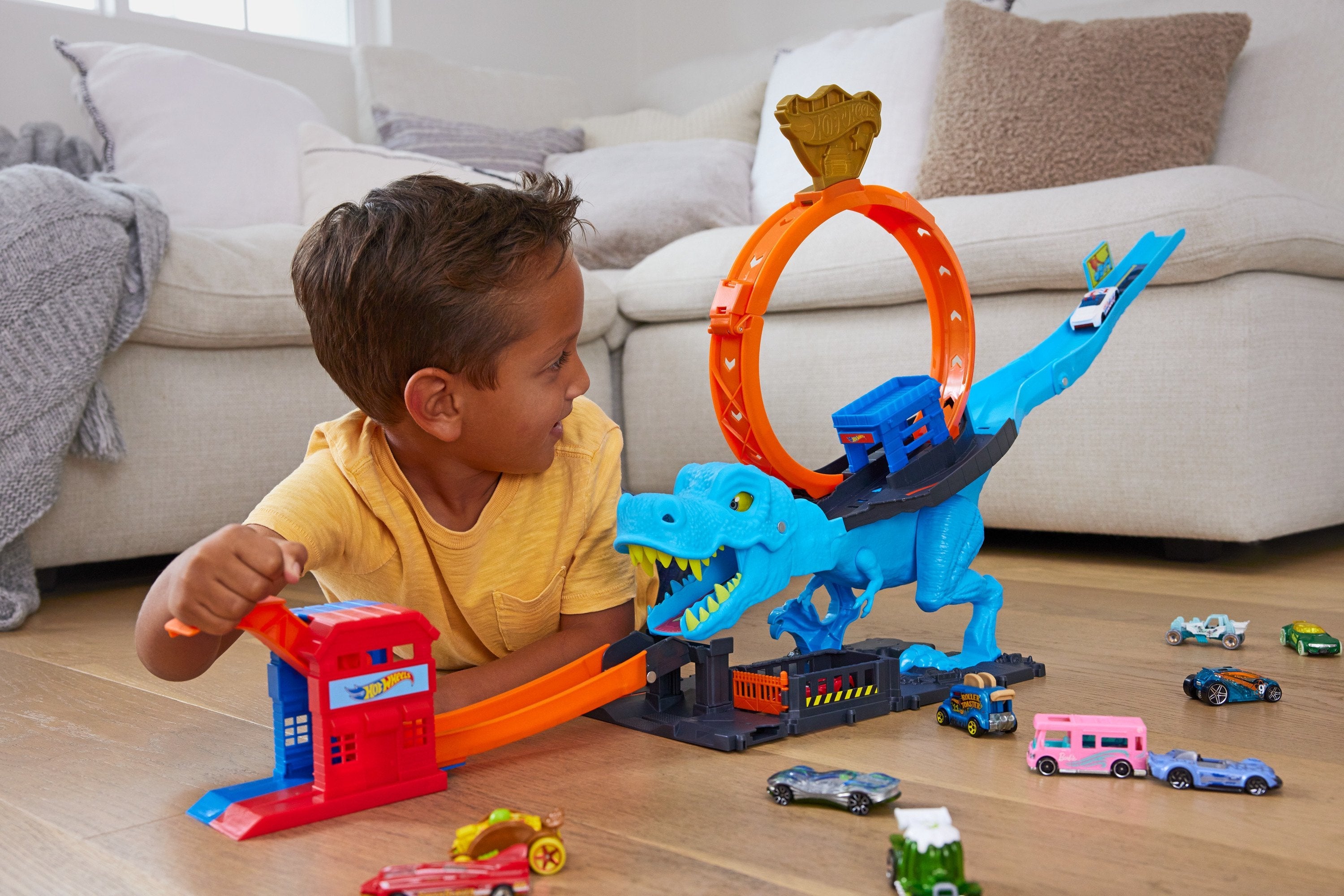 Pista Mordida De T-Rex Hot Wheels