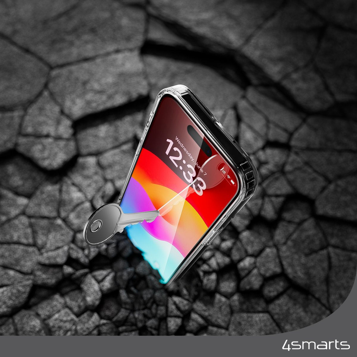 Funda 4smarts 540606 Para Iphone 15 Plus 17 Cm (6.7") Carcasa Rígida Transparente