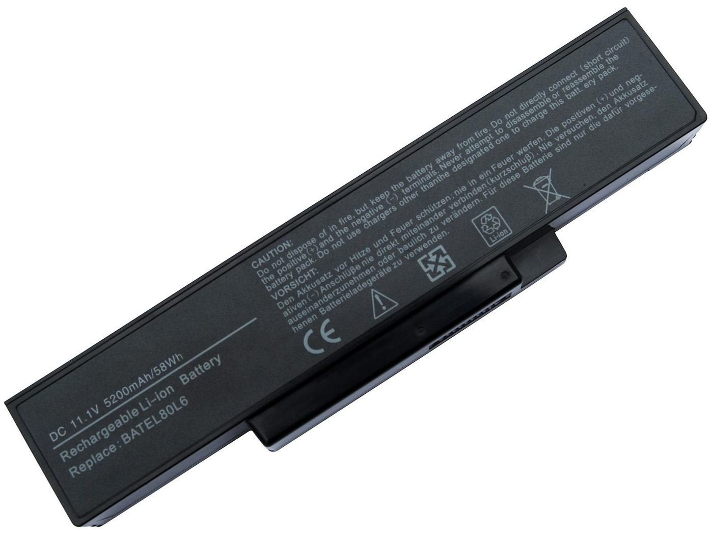 Laptop Battery For Dell 49wh  6cell Li-Ion 11.1v 4.4ah
