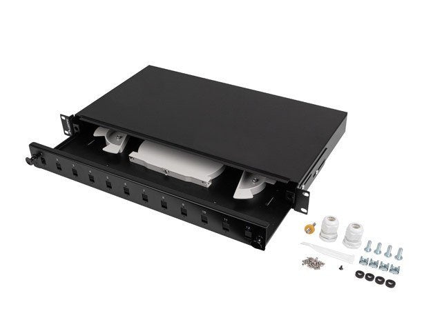 EAN 5901969430615 - Lanberg FOP1-12SS-LDB panel de parcheo 1U imagen 1