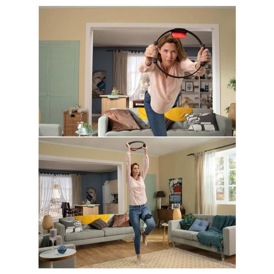 Nintendo Switch Roja Y Azul Incluye 2 Mandos Joy-Con + Juego Ring Fit Adventure + Ring-Con + Cinta Para La Pierna