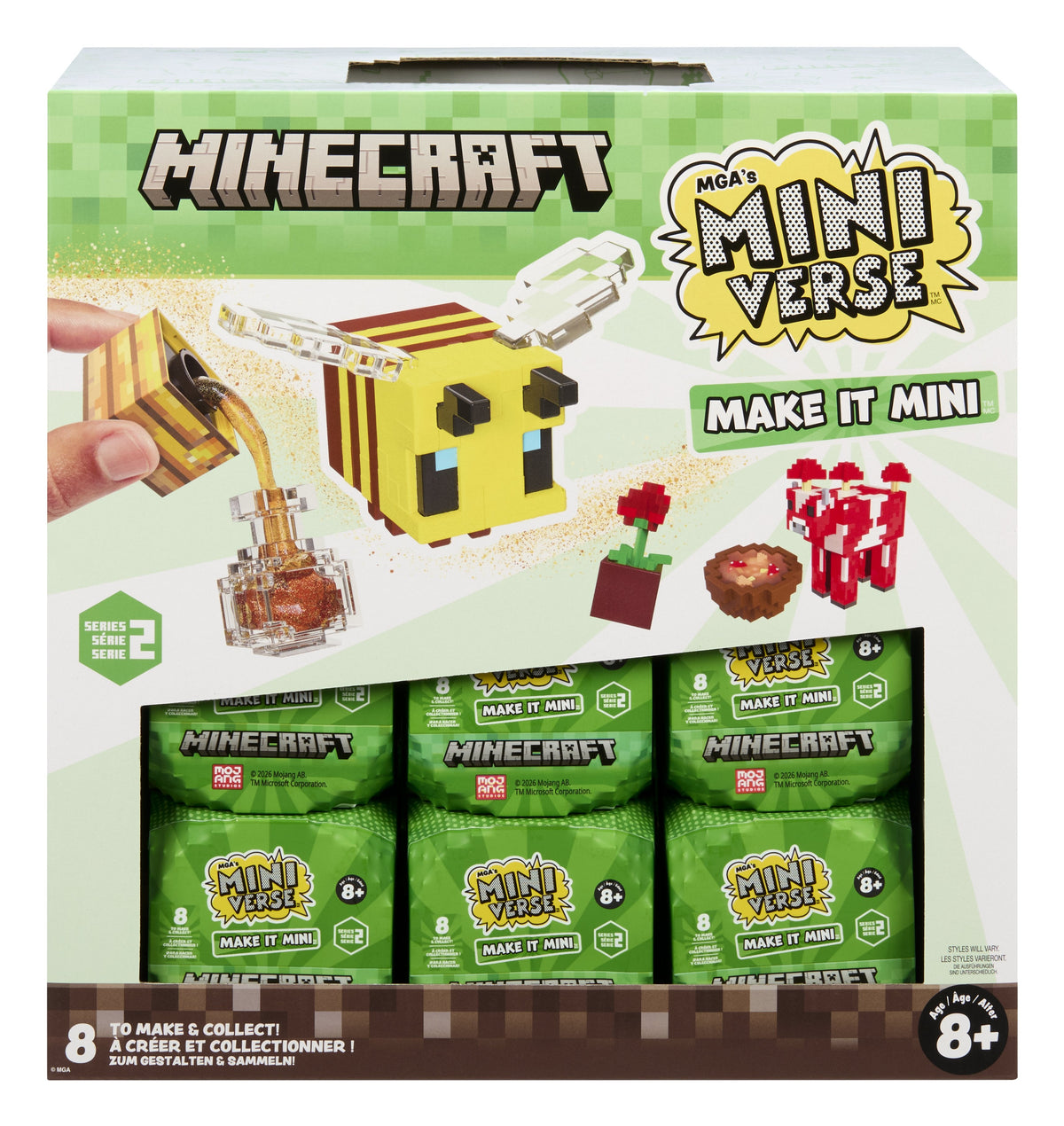 Mga Entertainment Mga'S Miniverse - Make It Mini Minecraft Series 2 (Artículo Surtido) 247807-Euc