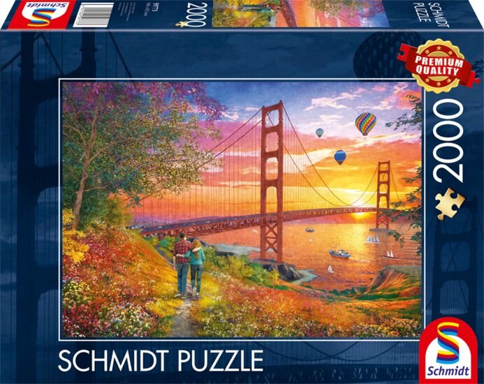Puzzle Schmidt Games Camina Hasta El Puente Golden Gate 59773 (2000 Piezas)