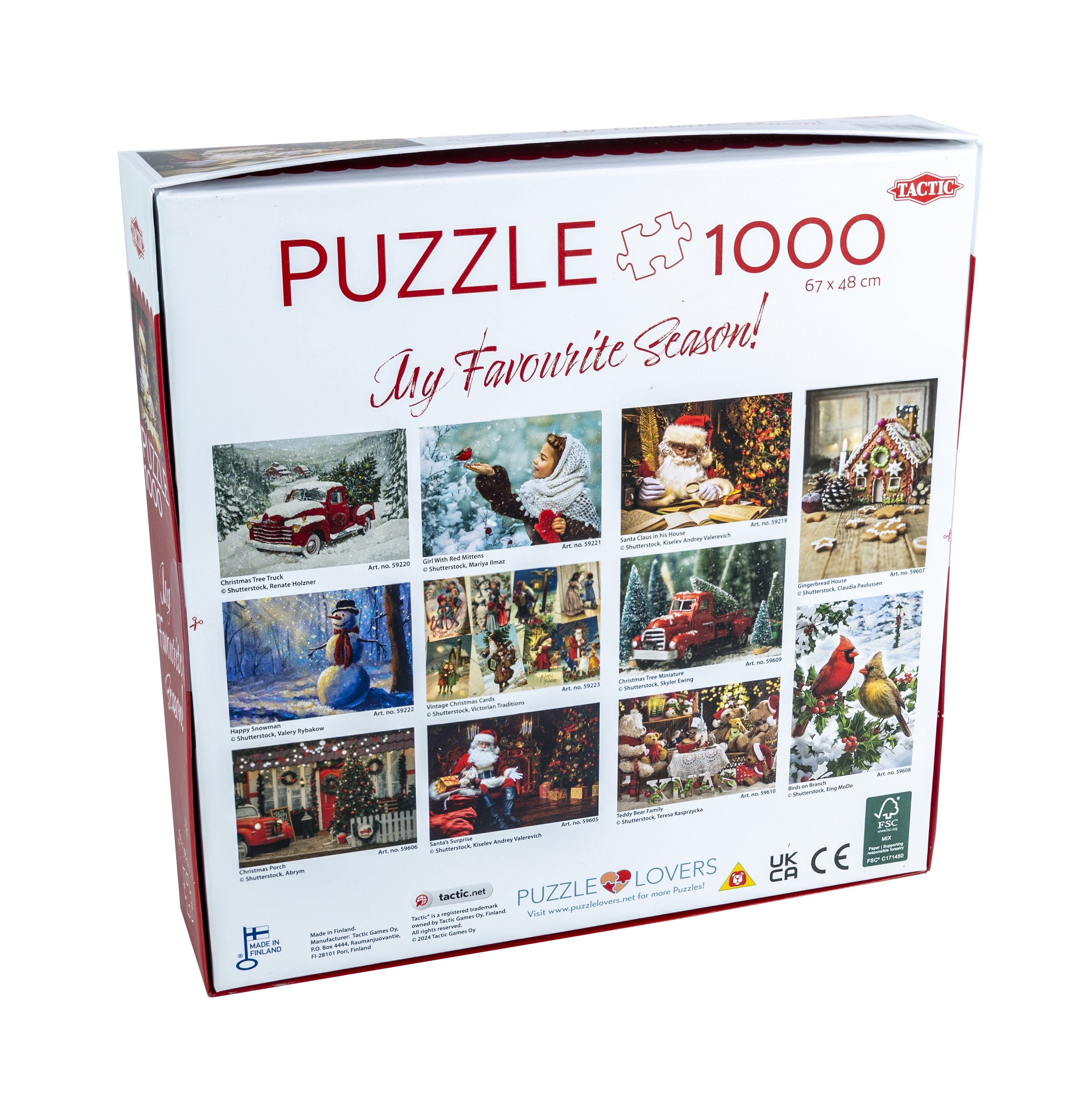 Puzzle 1000 Elementów Swiety Mikolaj W Swoim Domu