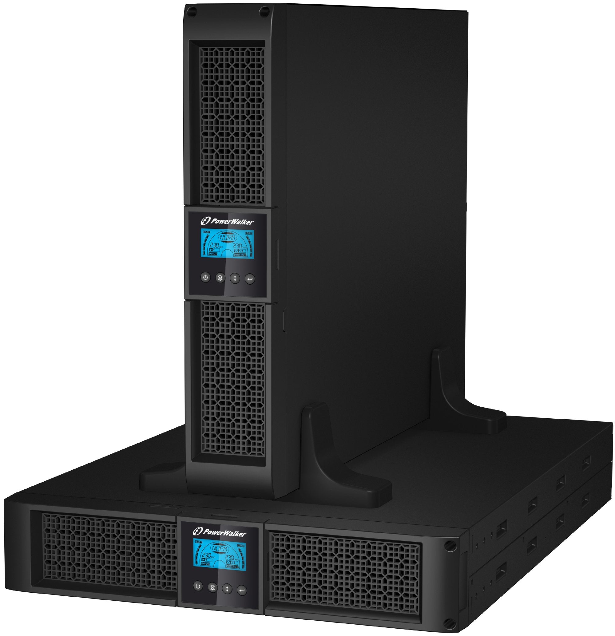 EAN 4260074974324 - PowerWalker VI 2000RT LCD sistema de alimentación ininterrumpida (UPS) 2 kVA 1800 W 9 salidas AC imagen 1