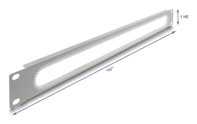Delock 19? 1 He Cabledurchführung Mit Kantenschutz Grau